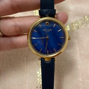 Kate Spade blue and gold Holland Watch